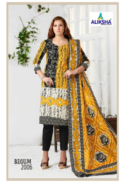 ALIKSHA DRESSES KURTIS BEGUM VOL 01 COTTON DRESS MATIREAL IN JETPUR PRODUCT DETAILS Brand Aliksha Dresses Kurtis Type Cotton Size Unstitched Pcs 10 PRODUCT DESCRIPTION